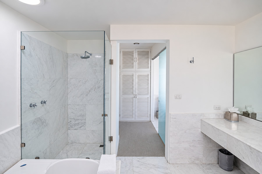 Junior Suite 1 de Mansión María, casa en renta en Oaxaca: baño privado