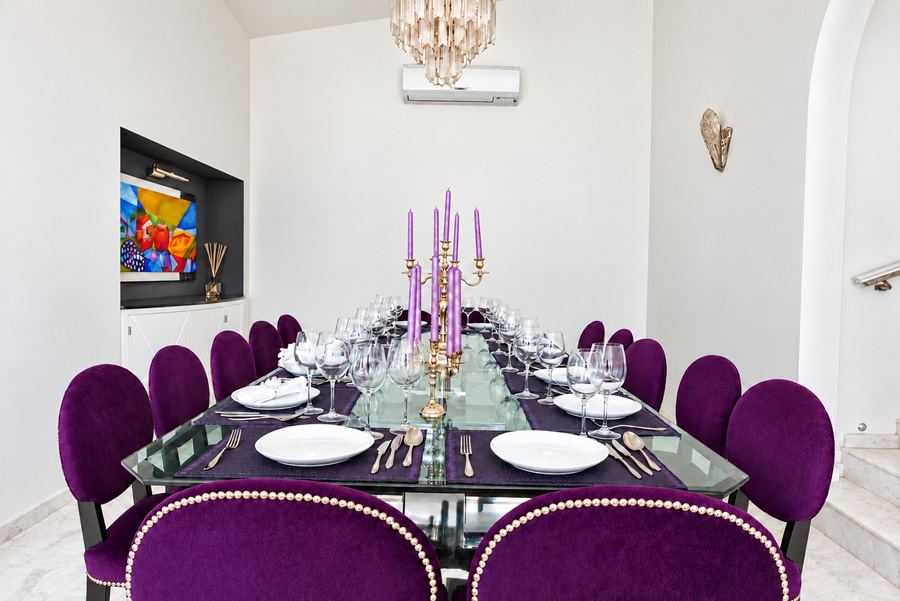 Comedor y áreas para compartir en una casa privada en renta en Oaxaca