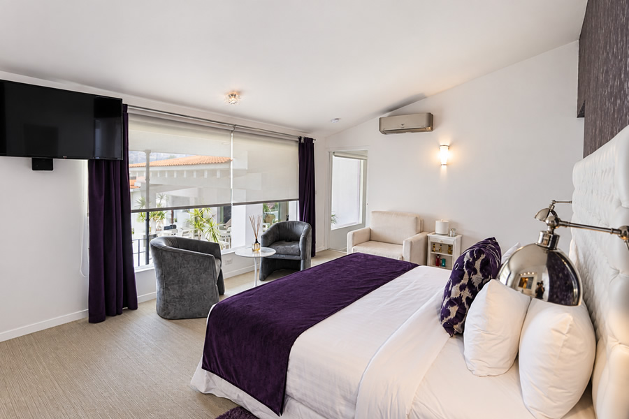 Suite Junior con vista al jardín en Mansión María